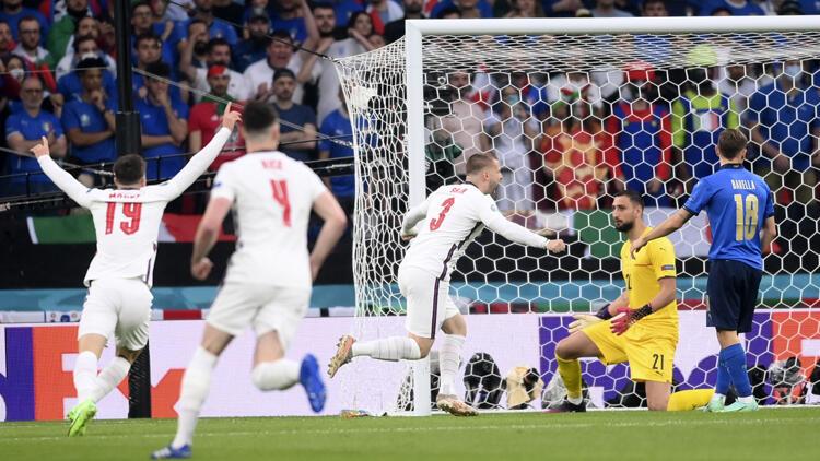 EURO 2020'deki İtalya - İngiltere finalinde Luke Shaw'dan tarihi gol
