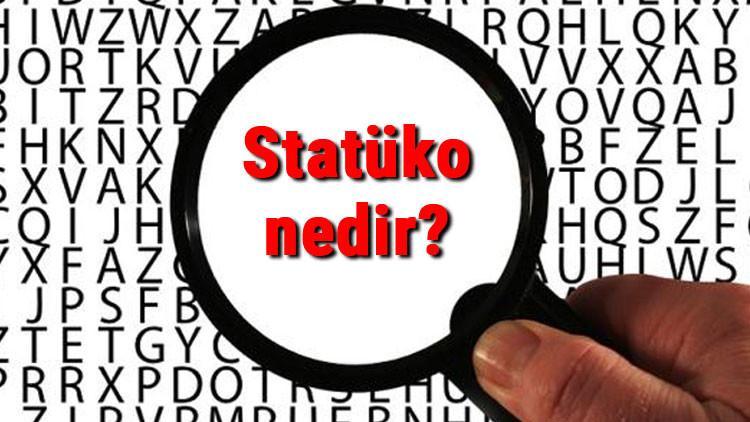 Statüko nedir? Statükocu kime denir