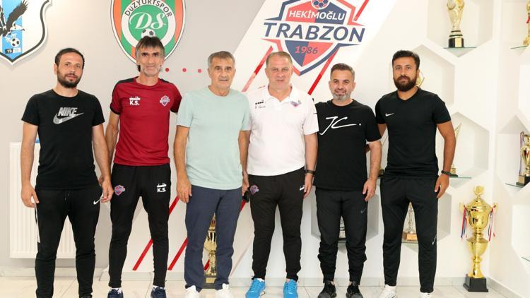 Şenol Güneş, Hekimoğlu Trabzon FK'yı ve kardeşi Bahaddin Güneş'i ziyaret etti