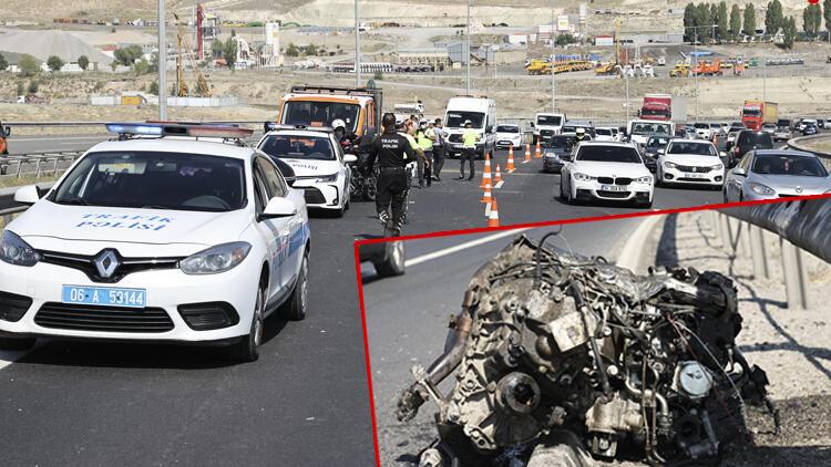 Ankara'da 3 araç birbirine girdi: 7'si çocuk 17 yaralı