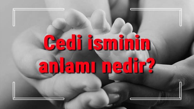 Cedi isminin anlamı nedir? Cedi ne demek? Cedi adının özellikleri, analizi ve kökeni