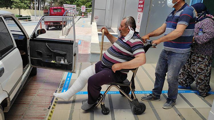 Bayramda talihsiz olay! Üzerine inek düştü...