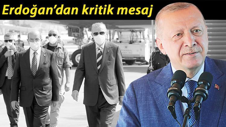 Erdoğan'dan KKTC dönüşü mesajlar... 'Bize sığınanlara eve dön diyemeyiz'