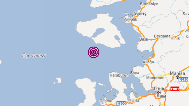 Son dakika... Ege Denizi'nde 4.2 büyüklüğünde deprem