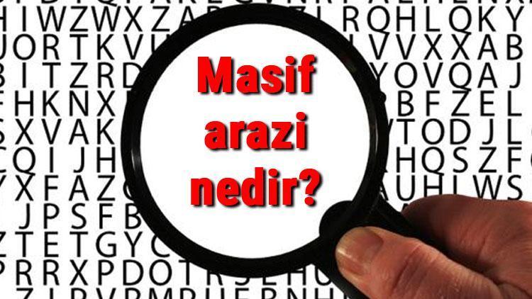 masif arazi nedir nerelerde gorulur masif arazi ornekleri ve ozellikleri