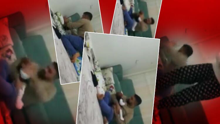 Son dakika: Gaziantepte bebeğe işkence Türkiyeyi isyan ettiren görüntü... Cani baba tutuklandı