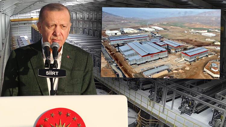 Cumhurbaşkanı Erdoğan açılışını yaptı İhtiyacın yüzde 40ını karşılayacak, 7500 kişilik istihdam...