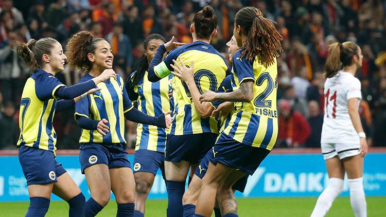 Galatasaray Hepsiburada 0-7 Fenerbahçe Kadın Futbol Takımı / Maçın golleri ve özeti