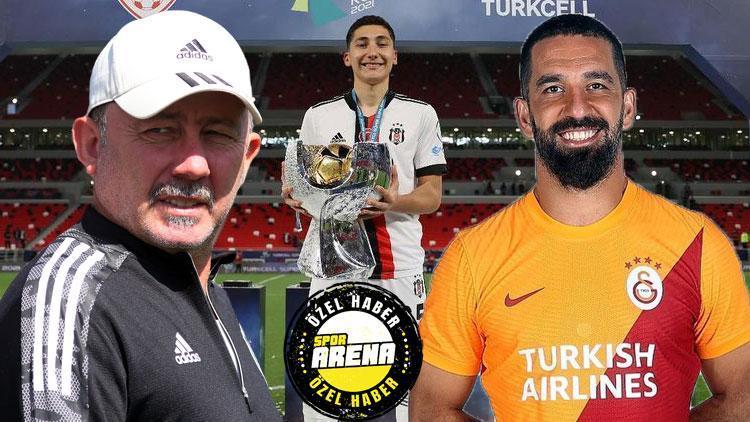 Hürriyet: Beşiktaşta Emirhan İlkhan, Sergen Yalçının tahtına aday Arda Turan detayı... Altyapı hocaları ve Sergen Yalçın bizzat Emirhanı anlattı
