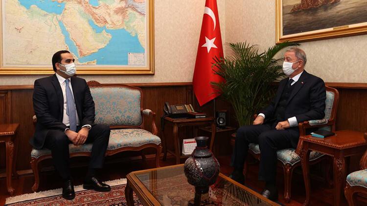 Bakan Akar, Tacikistan’ın Ankara Büyükelçisini kabul etti