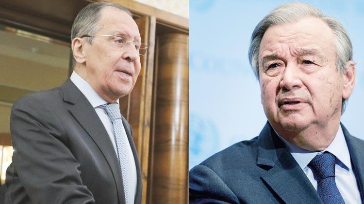 Barış gücü tartışması: Guterres’in açıklaması Lavrov’u kızdırdı