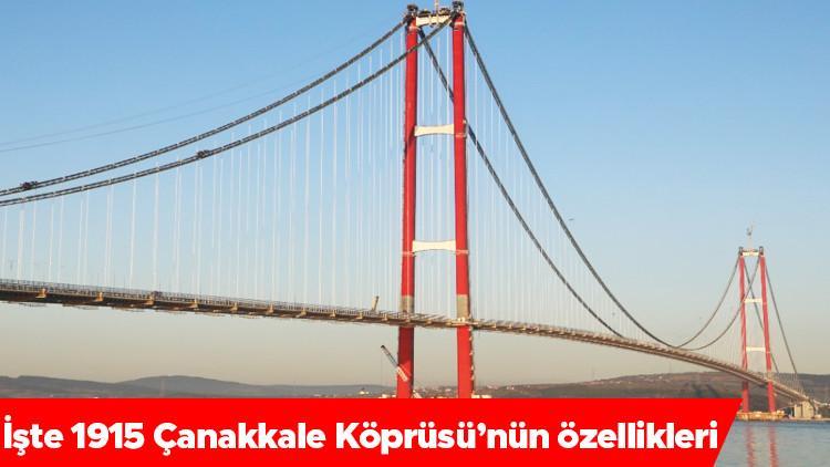 İki kıta arası artık 6 dakika İşte 1915 Çanakkale Köprüsünün özellikleri...