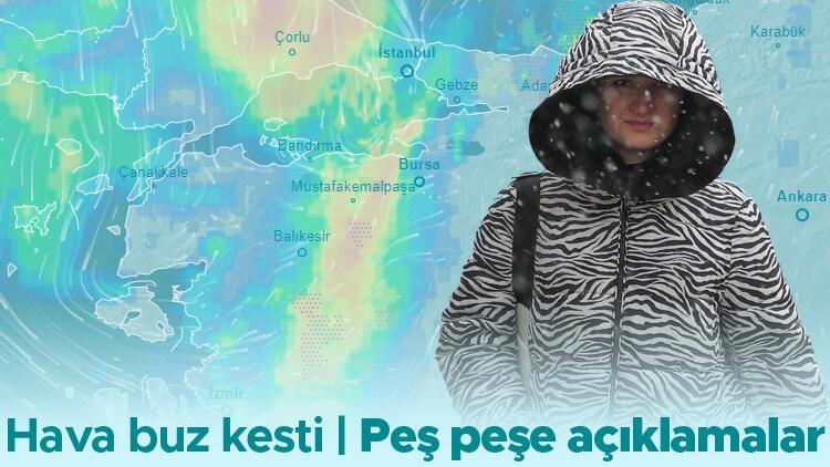 Son dakika... Meteorolojiden yeni hava durumu raporu İstanbulda kuvvetli sağanak... Nisan ayında kar uyarısı