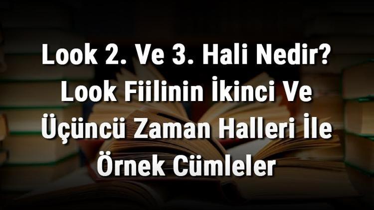 look-2-ve-3-hali-nedir-look-fiilinin-kinci-ve-nc-zaman-halleri