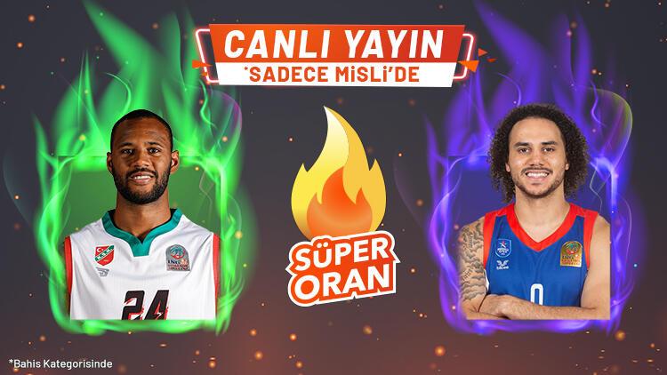 Basketbol Süper Ligi CANLI YAYINLA Misli.comda Pınar Karşıyakanın konuğu Anadolu Efes...