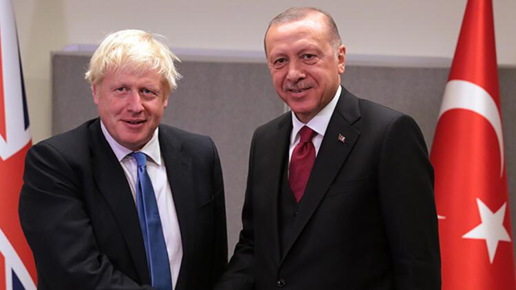 Cumhurbaşkanı Erdoğandan Boris Johnson ile kritik görüşme