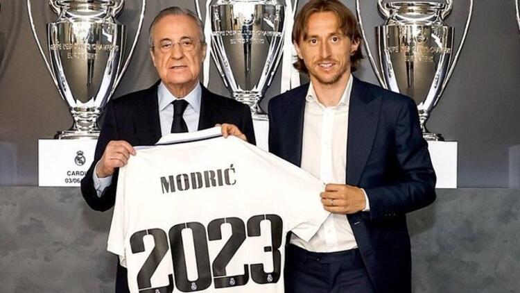 Luka Modric, Real Madrid ile sözleşme yeniledi