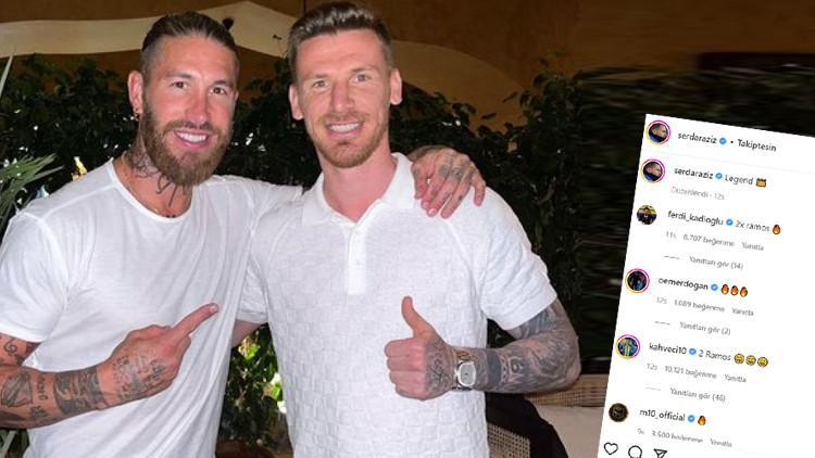 Fenerbahçeli Serdar Aziz ile Sergio Ramos buluştu Marmariste idman yaptılar... Fenerbahçeli Serdar Aziz ile Sergio Ramos buluştu Marmariste idman yaptılar...
