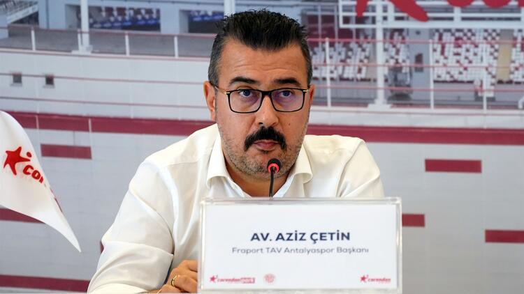 Antalyaspor Başkanı Aziz Çetin: Hedefimiz ligi ilk 5te bitirmek...