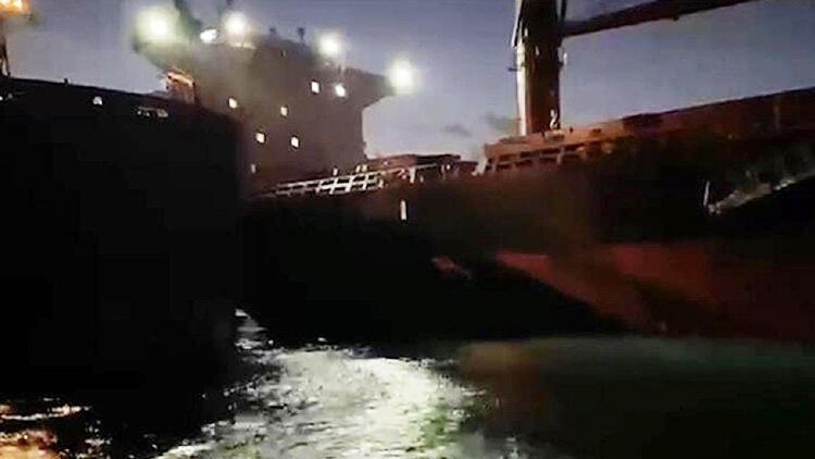 İstanbul Boğazında gemi kazası