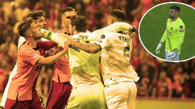 Hürriyet: Galatasaray-Konyaspor maçında saha karıştı Kırmızı sonrası Adil Demirbağ kaleye geçti