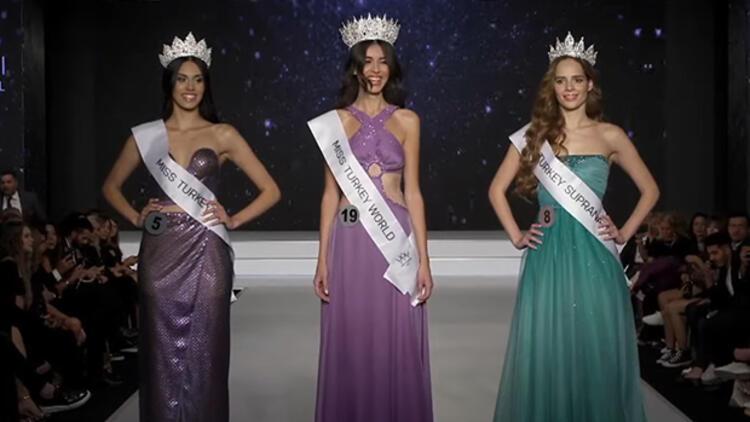 Son Dakika... Miss Turkey 2022 birincisi kim oldu? İşte Miss Turkey  birinci, ikinci ve üçüncüsü