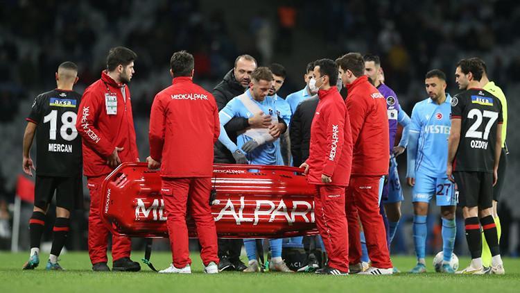 Trabzonsor'da Edin Visca sakatlandı, hastaneye götürüldü! Köprücük  kemiğinde kırık... - Futbol Haberleri