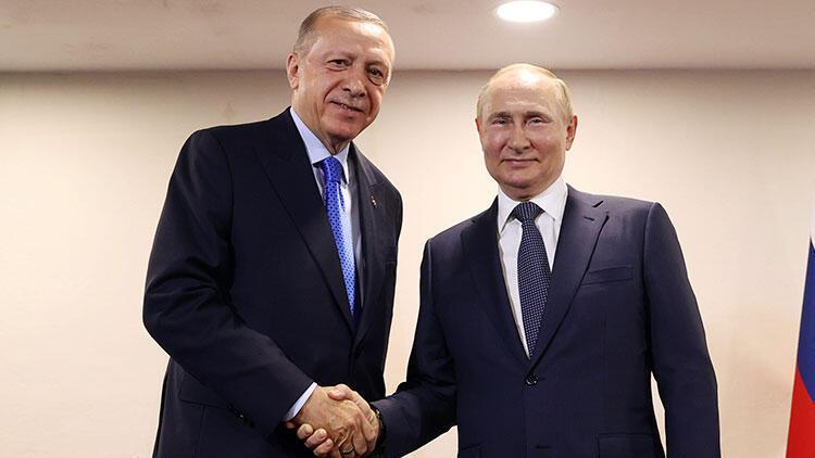 Son dakika Cumhurbaşkanı Erdoğan Rusya Devlet Başkanı Putin ile görüştü