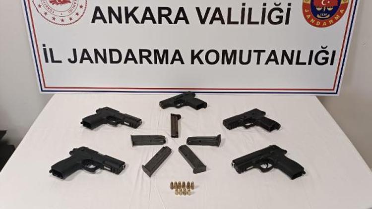 İstihbarat üzerine harekete geçildi... Ankarada silah operasyonu