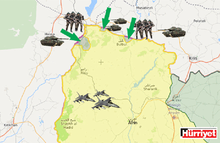 Afrinde son dakika... Çatışmalar kritik dağda yoğunlaştı