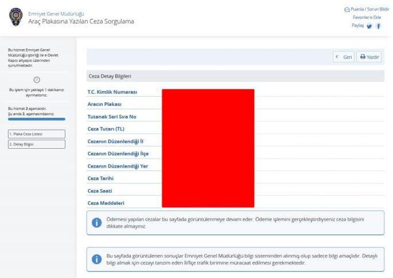 Trafik Cezasi Sorgulama Islemi Nasil Yapilir Plakadan Ceza Sorgulama