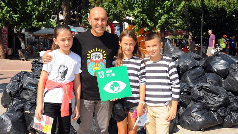 Belediye başkanları ve gönüllüler ‘iklim krizi’ne dikkat çekti