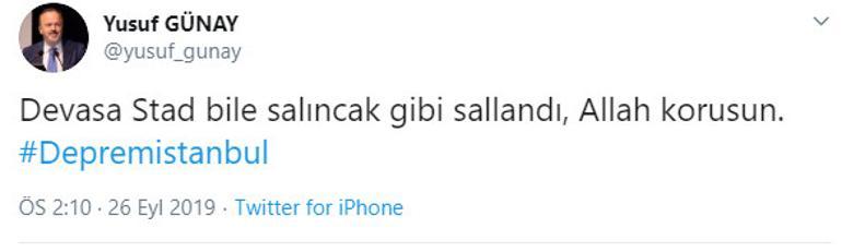 Galatasaray Başkan Yardımcısı depreme statta yakalandı: Devasa stat bile sallandı