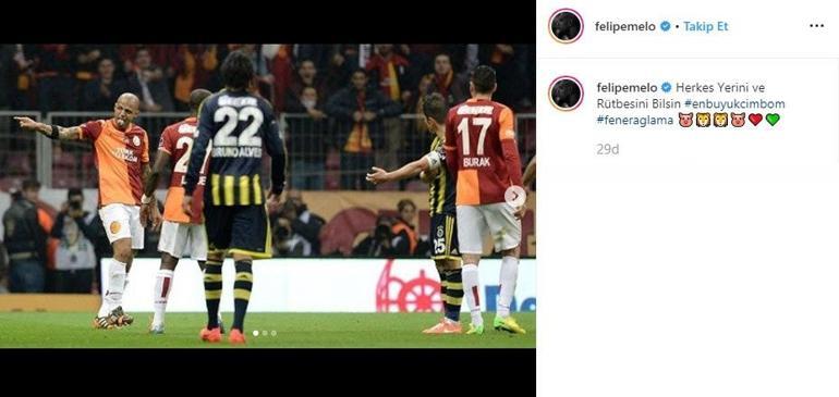 Felipe Melo'dan Fenerbahçelileri çıldırtan paylaşım!.