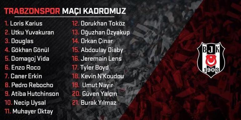 Beşiktaş, Trabzonspor hazırlıklarını tamamladı!