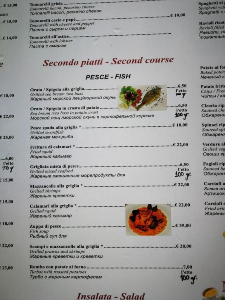 Roma'da fahiş hesap çıkaran restorana yeni suçlamalar: 'Balık tabağı turist tuzağı'