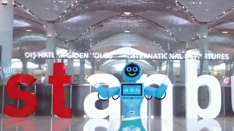 İstanbul Havalimanındaki robotlar, Washington Post'ta anlatıldı