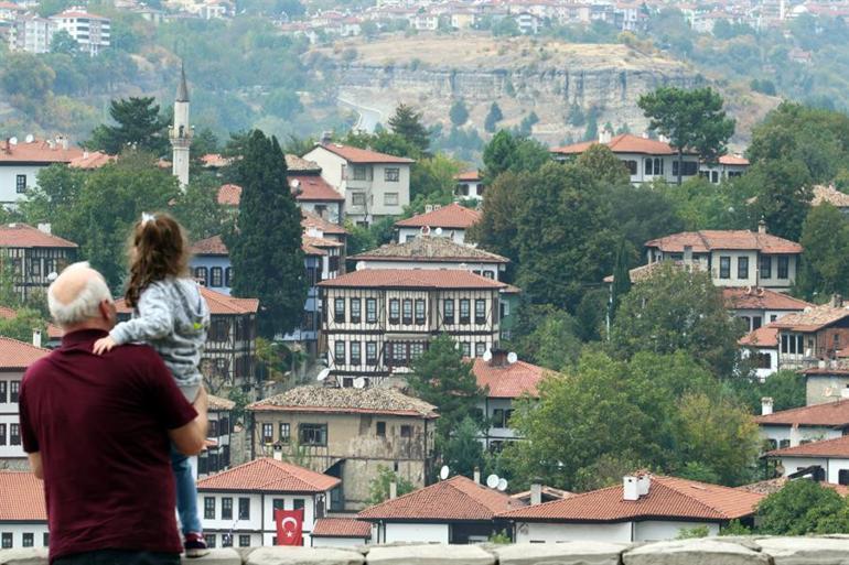 Safranbolu'da hafta sonu yoğunluğu