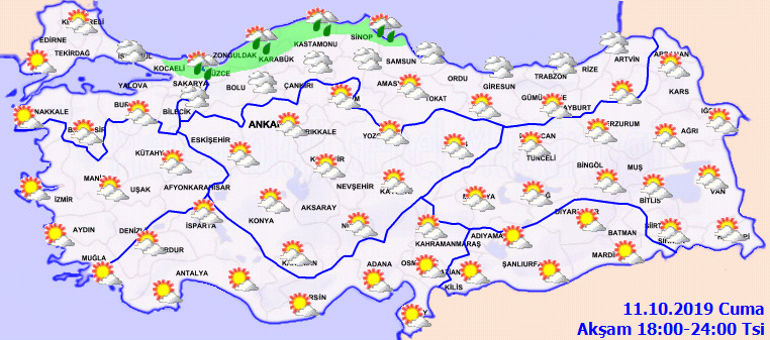 Son dakika: Meteorolojiden sağanak yağış uyarısı