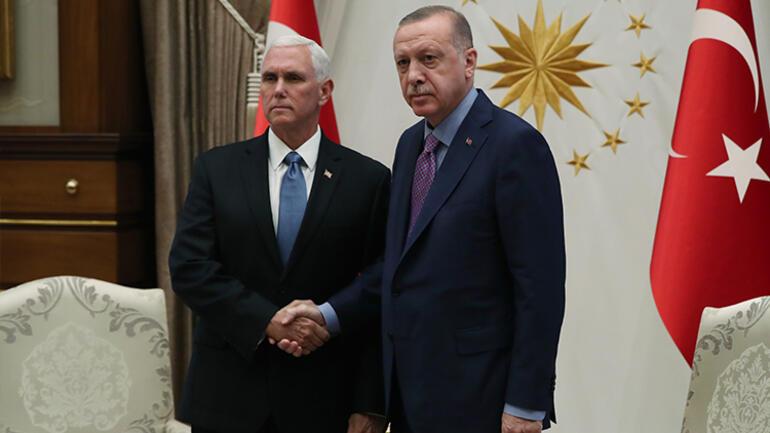 Son dakika: Cumhurbaşkanı Erdoğan, Pence ile görüştü