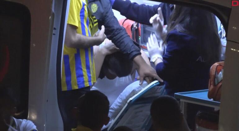 Ankaragücü - Beşiktaş maçı sonrası kavga Polisler de yaralandı...