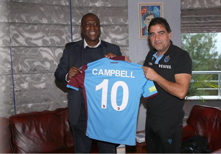 Kevin Campbell'den Trabzonspor'a ziyaret