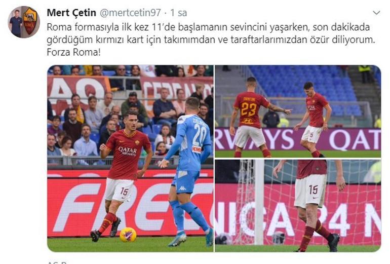 Mert Çetin'ten kırmızı kart açıklaması