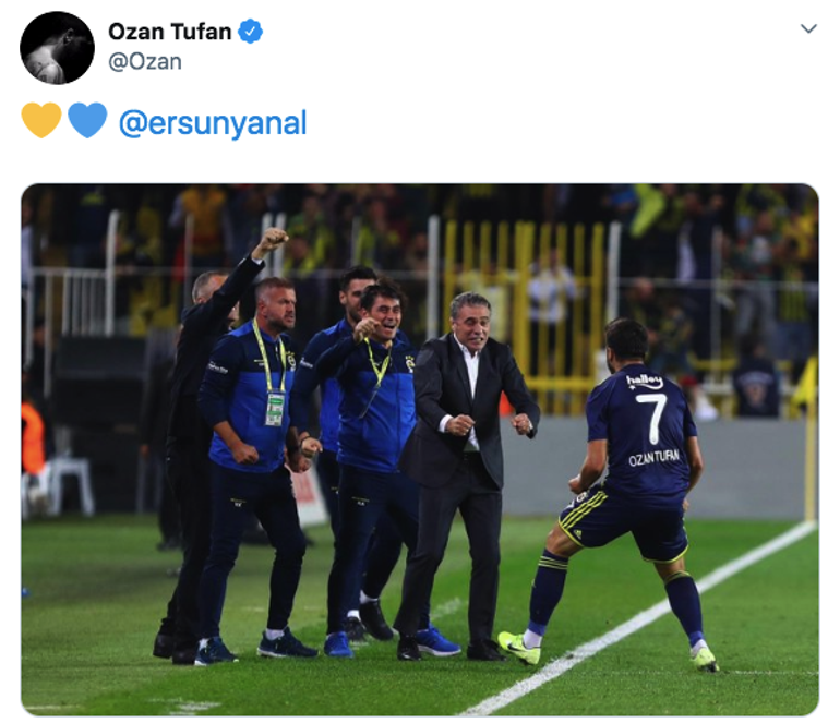 Fenerbahçe'de Ersun Yanal-Ozan Tufan açıklaması