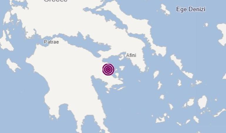 Yunanistan'da korkutan deprem