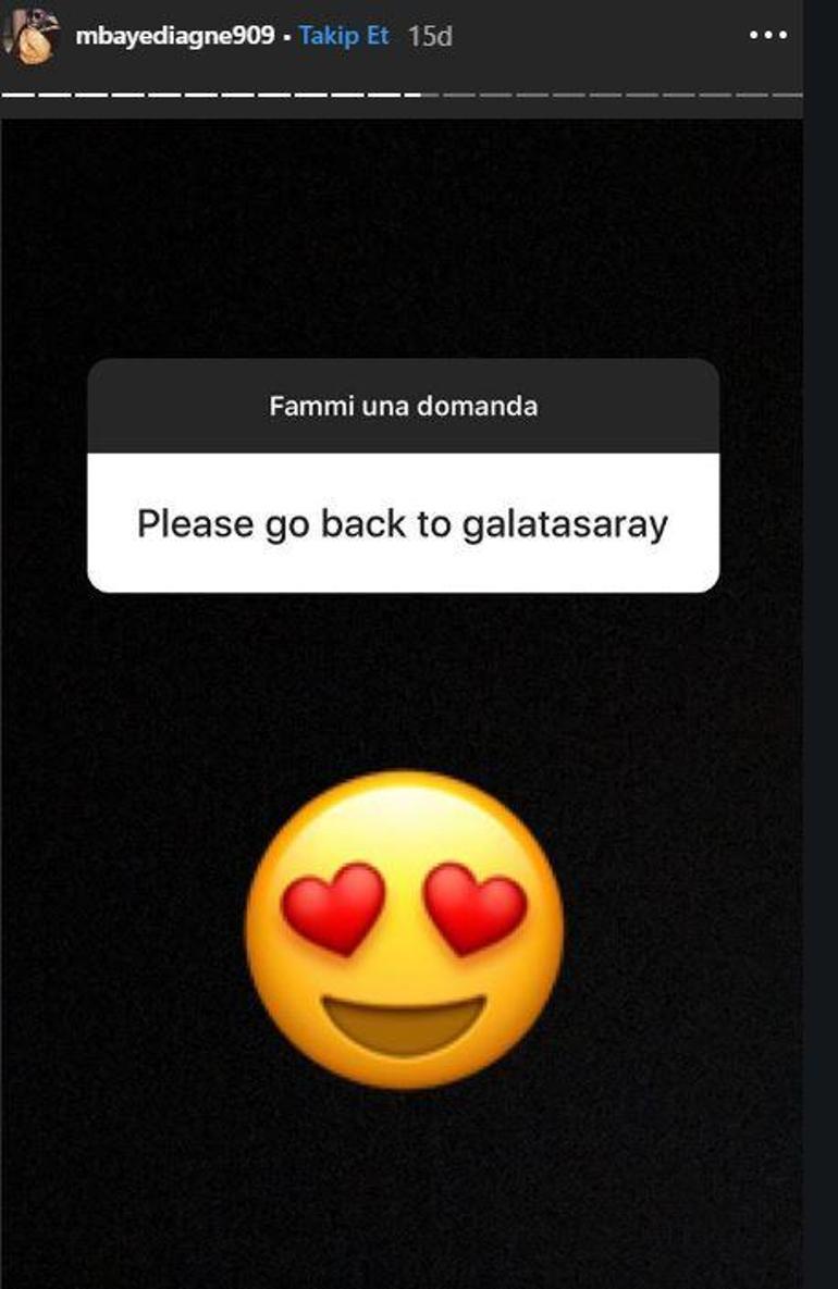 Diagne'den Galatasaray mesajı! Devre arasında...