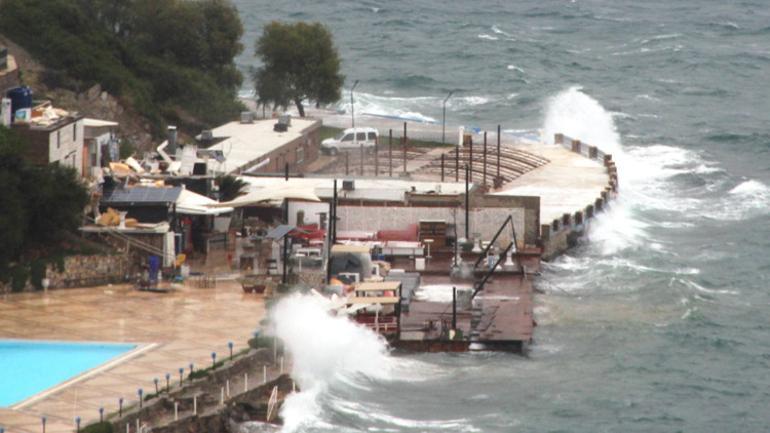 Bodrum’da fırtına kabusu