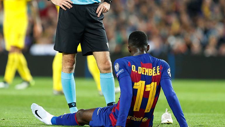 Dembele 10 hafta sahalardan uzak kalacak