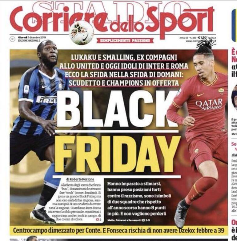 Skandal manşete savunma! Corriere dello Sport...