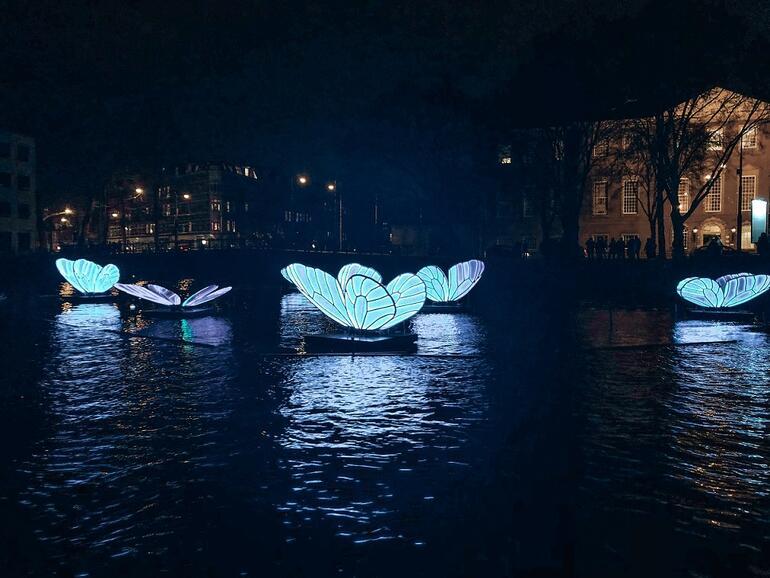 Avrupa’nın en renkli etkinliği: Amsterdam Işık Festivali